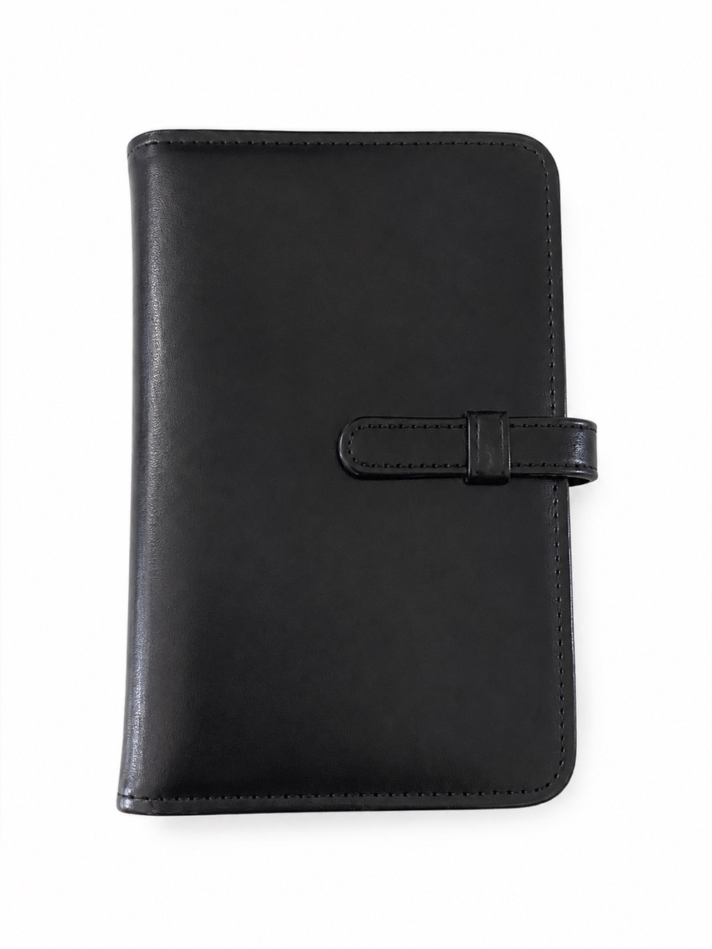 Vintage Coach Black Leather 6-Ring Planner Agenda Organizer Address Book
